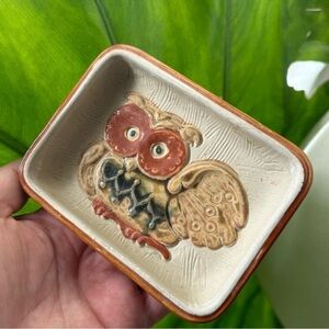 Vintage‎ owl trinket dish Takahashi Japan
